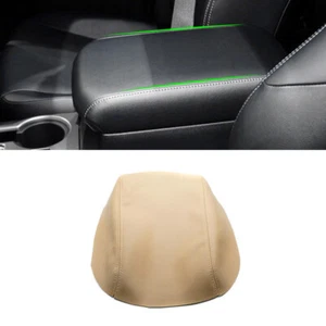 Beige Leather Center Console Armrest Adhesive Cover for Toyota 4Runner 2010-2018 - Picture 1 of 7