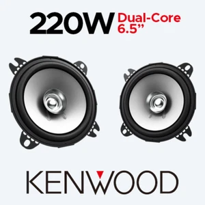 KENWOOD CAR DOOR/SHELF COAXIAL SPEAKERS PAIR 220W DUALCONE 4"10cm - KFC-S1056 - Picture 1 of 2