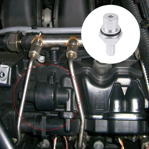 Valvola PCV per BMW Serie 1 E82 E88 2007-2013 Serie 1 M 1M 135i N54 Motore Anodizzato Argento - Foto 1 di 9