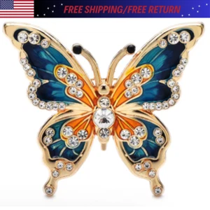 Easter Spring Pastel Butterfly Brooch Pin –Jewelry Gift for Women  USA - Picture 1 of 15