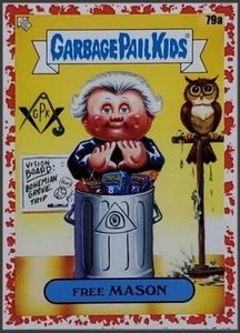 Müll Eimer Kinder 35th Anniversary S2 Free Mason 79a rot parallel 75/75 RAR - Bild 1 von 2