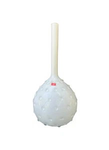 Vintage Empoli Italian White Cased Glass Seed Pod Bud Vase or Lamp Base - Picture 1 of 10