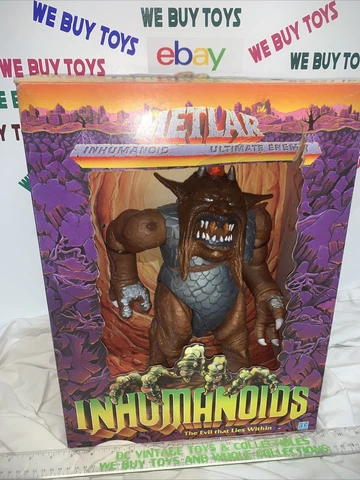 Inhumanoids Metlar 1986 Hasbro Large Figure Vintage New In Box 🔥 Cover