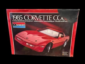 Vintage Monogram 1985 Corvette 1/8 Scale Model Kit - NOS - Open Box - Picture 1 of 2