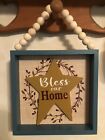 Bless Our Home Wood Wall Hanging