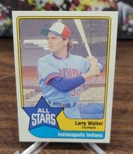 LARRY WALKER 1989 CMC All-Star #7 Rookie  MONTREAL EXPOS Minor League RC