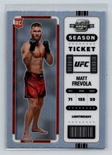 2023 Panini Chronicles Contenders Optic UFC Silver Prizm RC #351 Matt Frevola