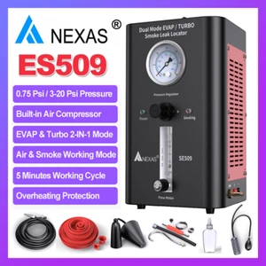 NEXAS SE509 Air Smoke Mode Smoke Machine Auto Leak Detector EVAP + Turbo Tester - Picture 1 of 10