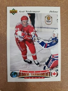 1991-92 Upper Deck Czech World Juniors #53 Scott Niedermayer - Picture 1 of 2