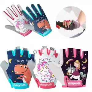 Guantes de bicicleta para niños medio dedo skate niño bicicleta de montaña guantes de bicicleta - Imagen 1 de 18