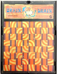 Brain Drain Puzzle Hexed and Heckled Vintage 60s 1969 Psychedelic Puzzle Mattel - Picture 1 of 3