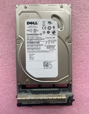 Dell Constellation ES ST3500414SS 500GB SATA 6Gbps 16MB Cache 7200RPM 3.5" Caddy - Image 1 of 3