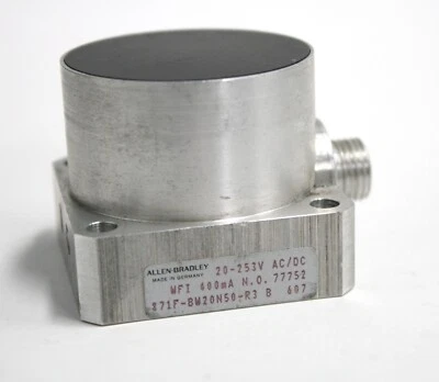 Allen-Bradley 871F-BW20N50-R3: Ser B, Used Inductive Proximity Sensor 77752; 607 - Image 1 of 4