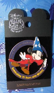 Disney Pin CARDED LE CELEBRATIONS MICKEY MOUSE SORCERER ANNUAL PASS HOLDER - Bild 1 von 1