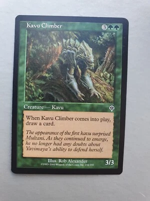 Kavu Climber , MTG Invasion (2000). Common Green Creature NM - Image 1 of 2