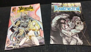 Comic Books Dracula The Impaler #1 & Frankenstein #3 - Picture 1 of 7