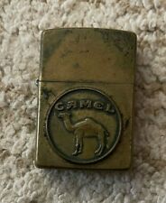 Vintage 1932-1992 60th Anniversary Camel Beast Medallion Brass Zippo Lighter