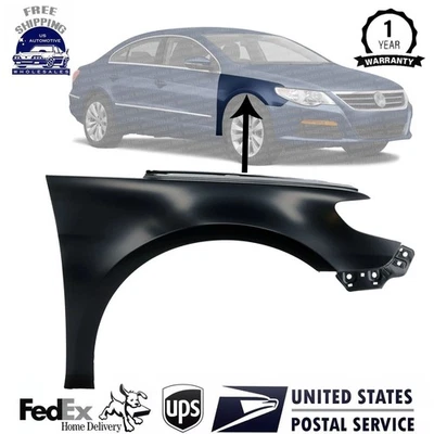 Front Fender Passenger Side For 2009-2012 Volkswagen CC Foto 1 de 4