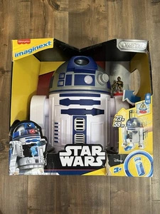 Fisher-Price Imaginext Star Wars R2-D2 17.5” H w/C3P0 Lights & Sounds UNOPENED - Picture 1 of 14