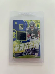 Rome Odunze Optic Blue Hyper Prizm Rookie Patch #FYF-ROE RC Chicago Bears - Bild 1 von 2