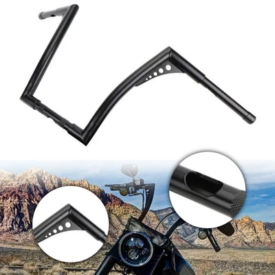 14 ''Rise Ape Hangers Handlebar Monkey Bagger Black Fit For Triumph Speed Four - Image 1 of 4