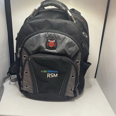 Mochila para portátil Wenger Synergy negra/gris equipo suizo 16" amortiguador Foto 1 de 4