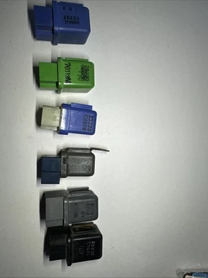 Nissan Máxima 240sx 300zx 1983-1997 OEM relés multiuso 12v 25230 paquete de 6 variedad Foto 1 de 4