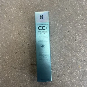 it Cosmetics CC Medium Tan Oil-Free Matte SPF 40 Poreless Finish Full Coverage - Picture 1 of 5