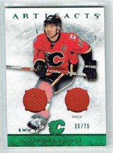 12-13 UD Upper Deck Artifacts  Jarome Iginla  /75  Jersey--Patch  HOF