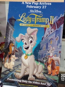 LADY AND THE VAGABON 2: Poster promozionale 2001 26 x 40 - Foto 1 di 12