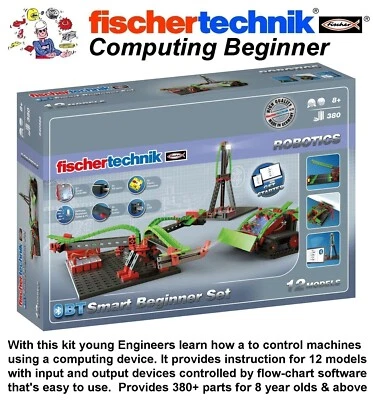 fischertechnik 540586 BT Smart Beginner Set - 12 models, 380 parts - robotic kit - Image 1 of 4