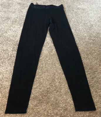 PINK Victoria's Secret Leggings XS Black Solid Casual (F1) - Image 1 of 4