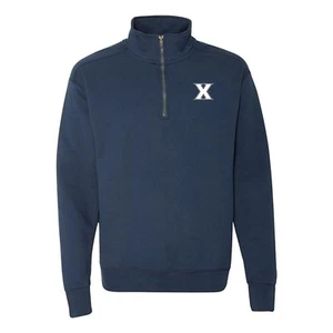 Xavier Musketeers Primary Logo Quarter Zip - NAvy - Bild 1 von 5