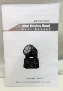 BETOPPER MOVING HEAD LAMP - LM705 - Picture 1 of 1