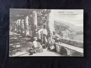 Cartolina Amalfi Panorama dall'Hotel dei Cappuccini Salerno Animata QD78 - Foto 1 di 1