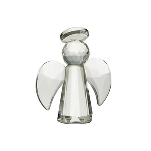 Mini Estatuilla de Ángel de Cristal Transparente Vidrio Coleccionable Adorno de Ángel Regalo para Niño - Imagen 1 de 4