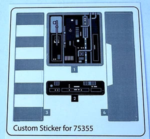 Ersatz Custom Aufkleber für 75355 Bogen, Replacement Sticker Sheet 75355 - Picture 1 of 1