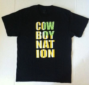 Cowboy Nation Mens L Black T Shirt Second Best Nation In The World United States - Picture 1 of 7