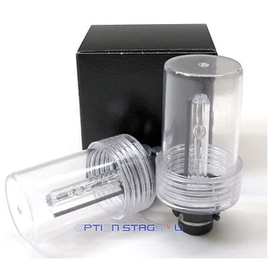 BMW 04-05 645Ci D2S D2C 10000K Pure Blue OEM HID Headlight Bulb 1 Pair - Picture 1 of 2