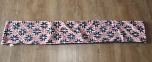 Fleece Scarf Multicolor Snowflakes 49" Long - Picture 1 of 3