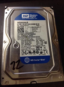 Western Digital WD2500AAJS-75m0a0 250GB 720RPM 6Gb/s 3.5in Hard Drive - Picture 1 of 2