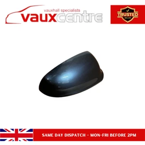 VAUXHALL ASTRA J CASCADA DRIVERS SIDE O/S GWJ DEEP SKY BLUE DOOR MIRROR COVER - Picture 1 of 4