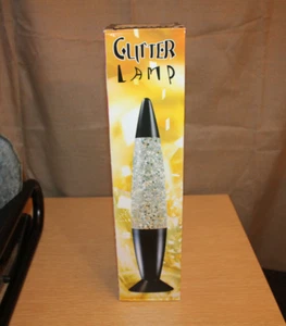 KENART Glitter Lava Lamp Silver Vintage 90's NEW OPEN BOX READ TESTED WORKING - Picture 1 of 7