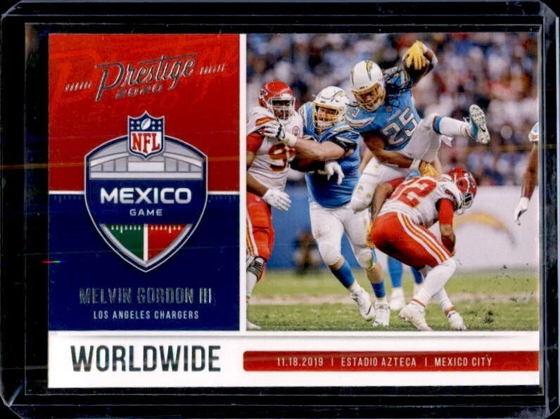 2020 Panini Prestige - Worldwide #WW-MG - Melvin Gordon III - Image 1 of 1