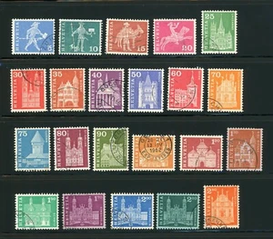 Schweiz kompletter gebrauchter Satz #382-399B verschiedene Motive Briefmarken - Bild 1 von 3