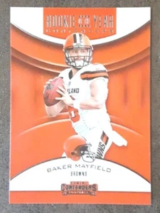 BAKER MAYFIELD RC 2018 Contenders #RYA-BM Rookie of the Year Browns Bucs. A1C - Picture 1 of 3