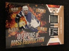 2021-22 Leaf Lumber LUC ROBITAILLE Weapons Of Mass Production Dual Relic /35