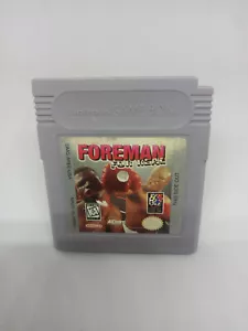 Foreman For Real (Nintendo Game Boy, 1995) - Picture 1 of 2