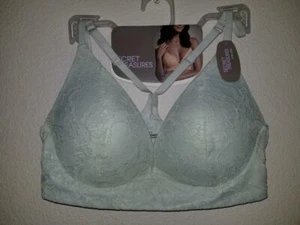 SECRET TREASURES Intimates Allover Lace WireFree BRA Bralette Mint 34B 34C - Picture 1 of 1