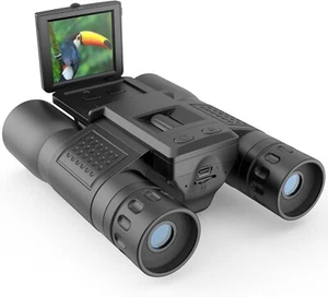 12x32 Fernglas mit integrierter Kamera, 2" LTPS Display 5MP 1080P Video Foto - Bild 1 von 9